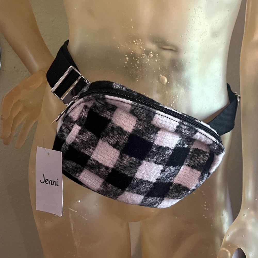 NWT Flannel Fanny pack or crossbody pouch